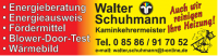 Dieses Bild zeigt das Logo des Unternehmens Schuhmann Walter Kaminkehrermeister und Energieberater HWK